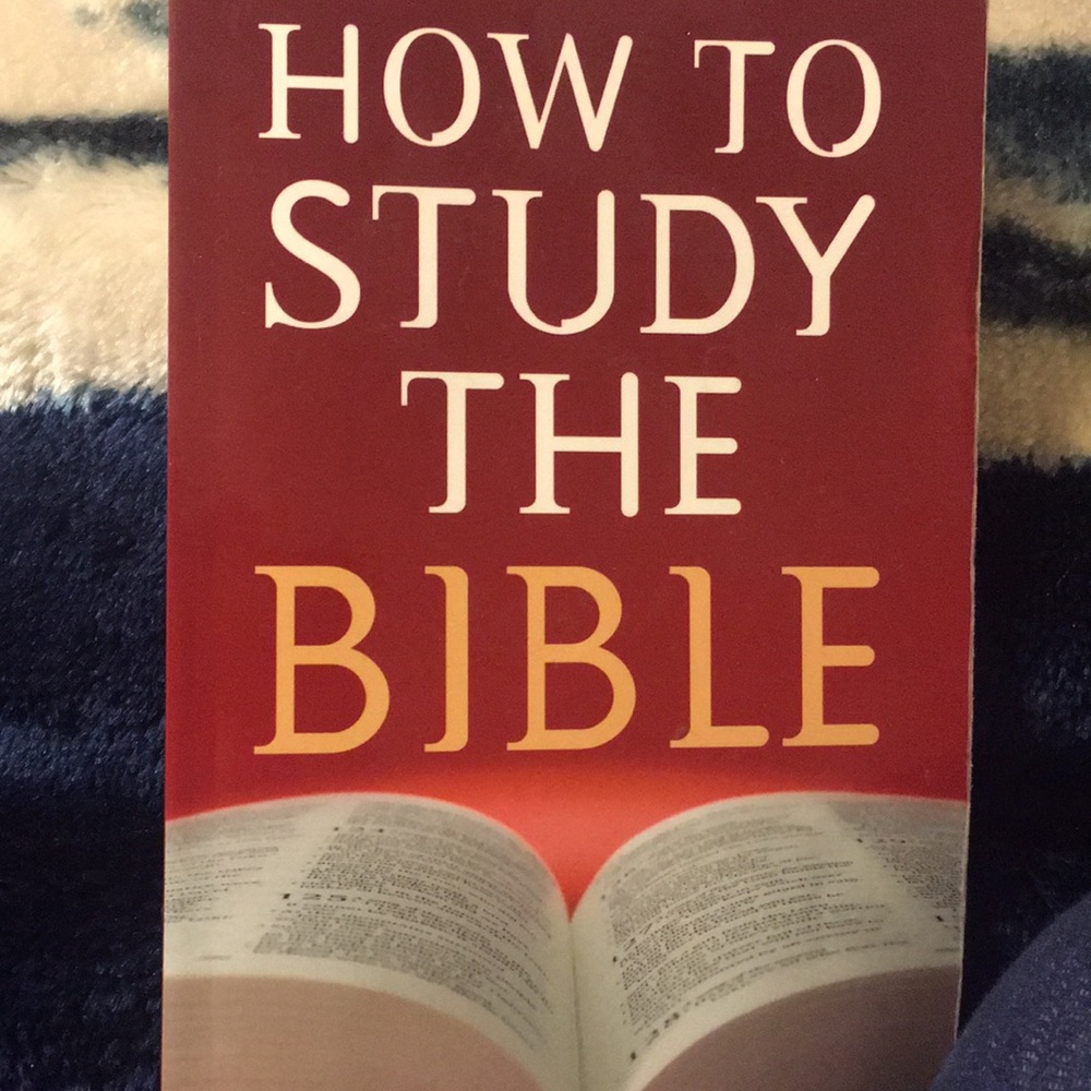 How To Study The Bible Book